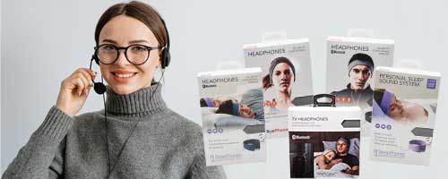 ordering and shipping information from AcousticSheep™, creators of SleepPhones® headphones